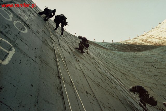 Bełchatów - remont chłodni kominowej 1996r.