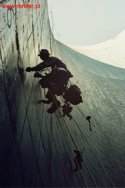 Bełchatów - remont chłodni kominowej 1996r.