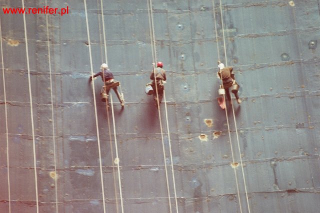 Bełchatów - remont chłodni kominowej 1996r.