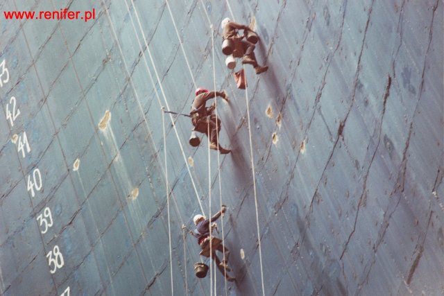 Bełchatów - remont chłodni kominowej 1996r.