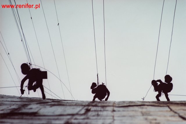 Bełchatów - remont chłodni kominowej 1996r.