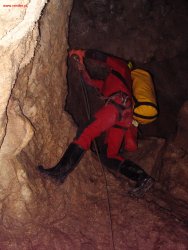 Jaskinia Czarna - trawers