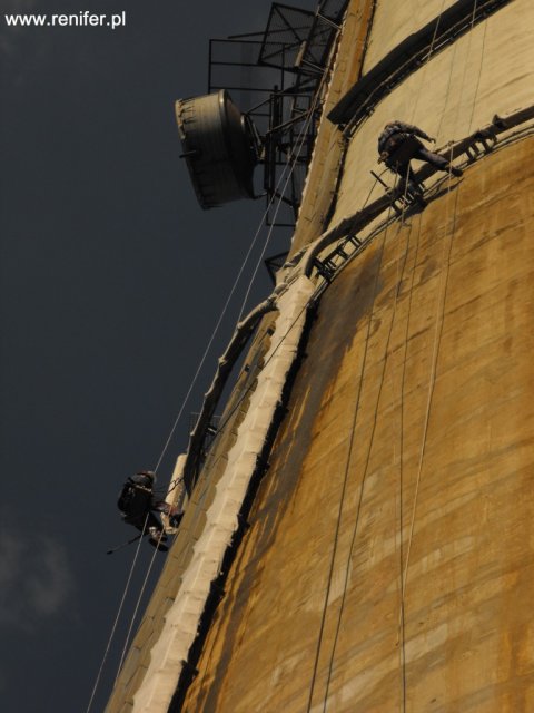 Wykonawstwo odwodnienia komina