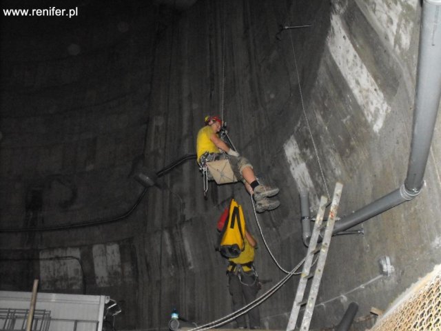 Wykonawstwo odwodnienia komina