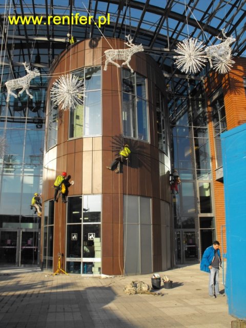 Mycie powierzchni szklanych - Bonarka City Center